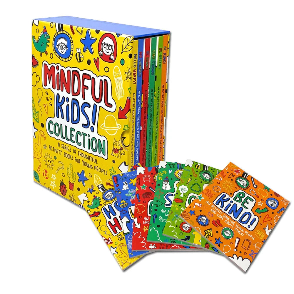 Mindful Kids Activity – 6 Book Collection Box Set: Creative Activities, Mindfulness & Wellbeing for Children - By Katie Abey