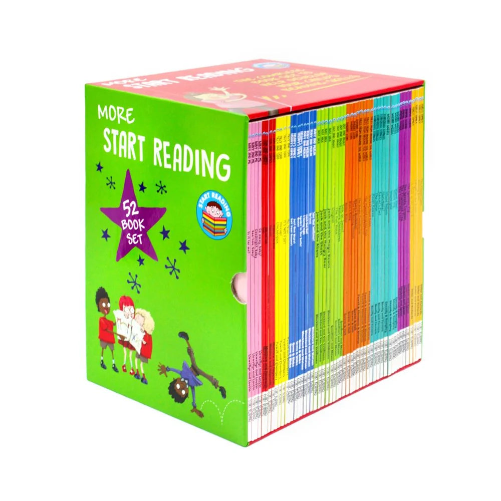 More Start Reading – 52 Book Collection Set: Early Reader Stories for Developing Reading Skills - Paperback