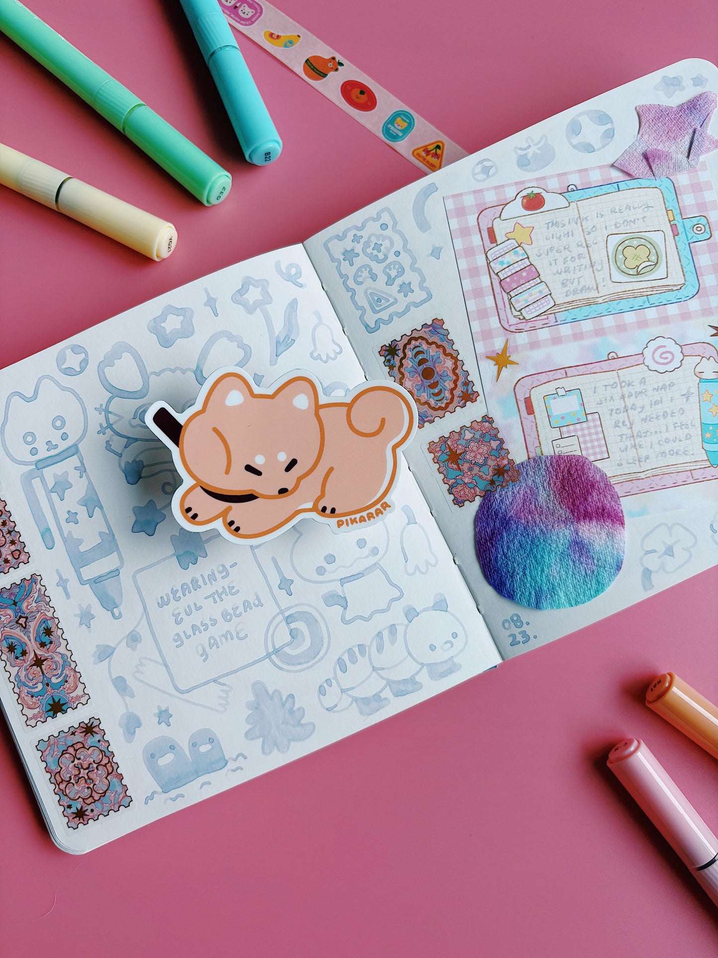 Stubborn Shiba Stickers