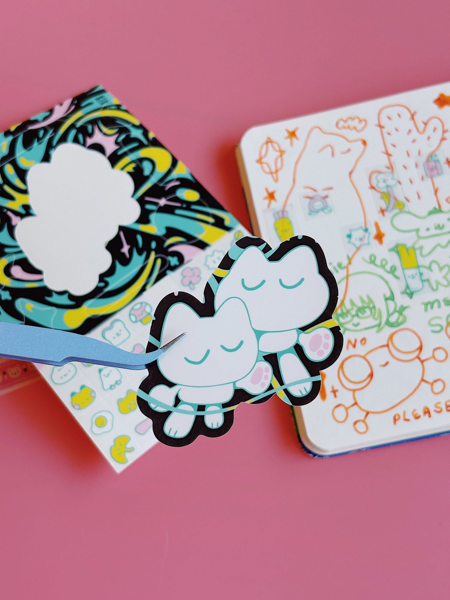 Transparent Swoosh Stickersheet