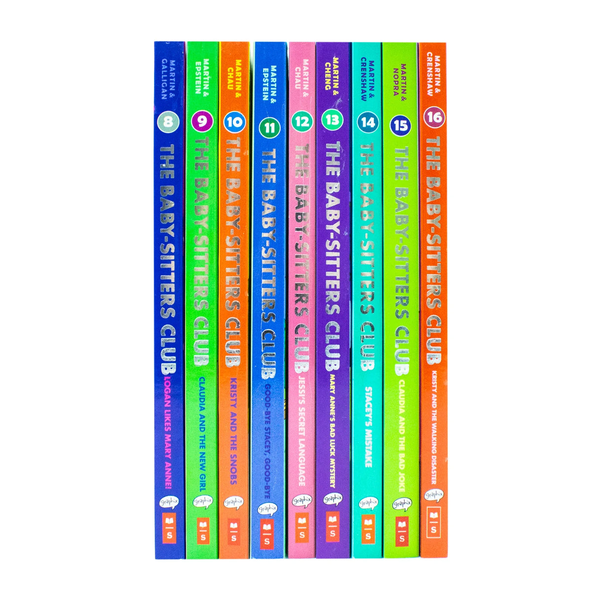 The Baby-Sitters Club Graphic Novels – 9 Book Collection: Logan Likes Mary Anne!, Claudia and the New Girl & More - By Ann M. Martin - Paperback