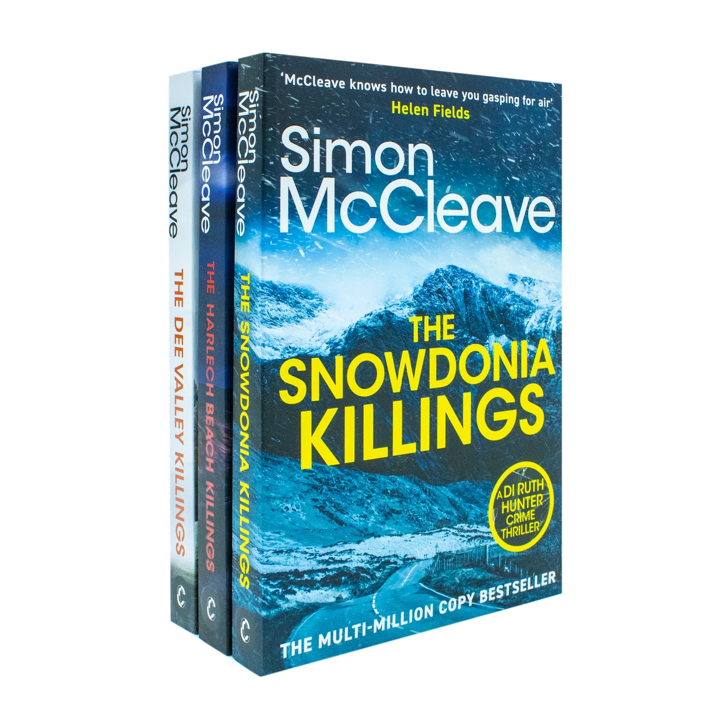 DI Ruth Hunter Crime Thrillers – Books 1–3: The Snowdonia Killings, The Harlech Beach Killings & The Dee Valley Killings - By Simon McCleave - Paperback