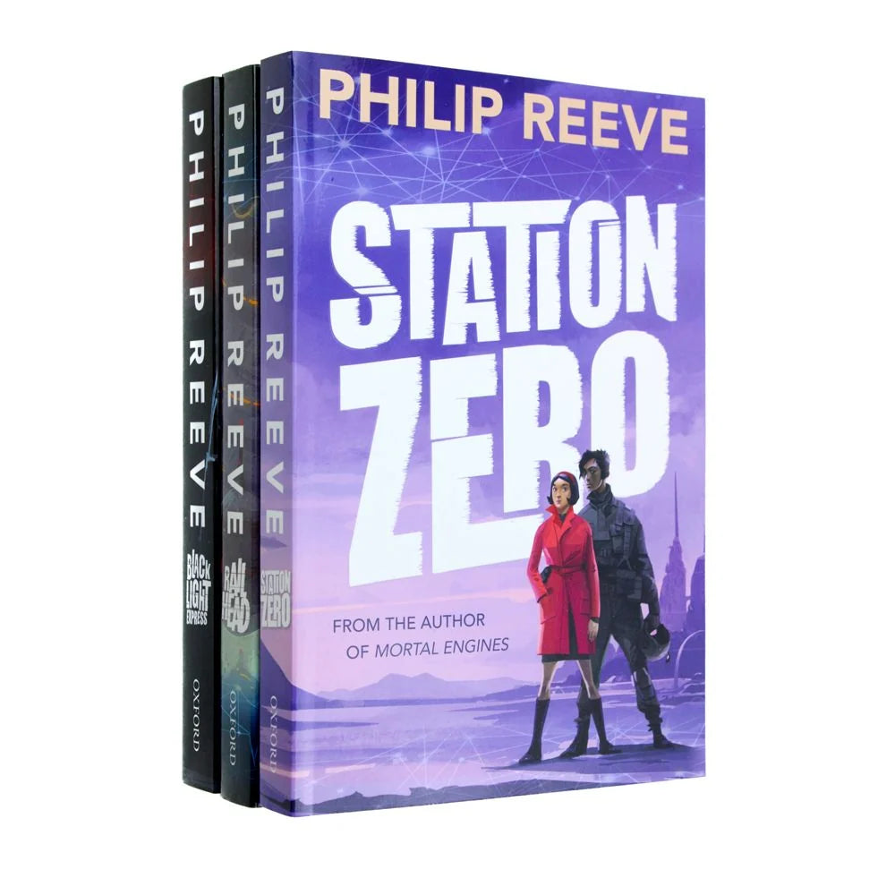 Railhead Trilogy – 3 Book Collection Set: Railhead, Black Light Express & Station Zero - By Philip Reeve - Paperback