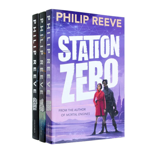 Railhead Trilogy – 3 Book Collection Set: Railhead, Black Light Express & Station Zero - By Philip Reeve - Paperback