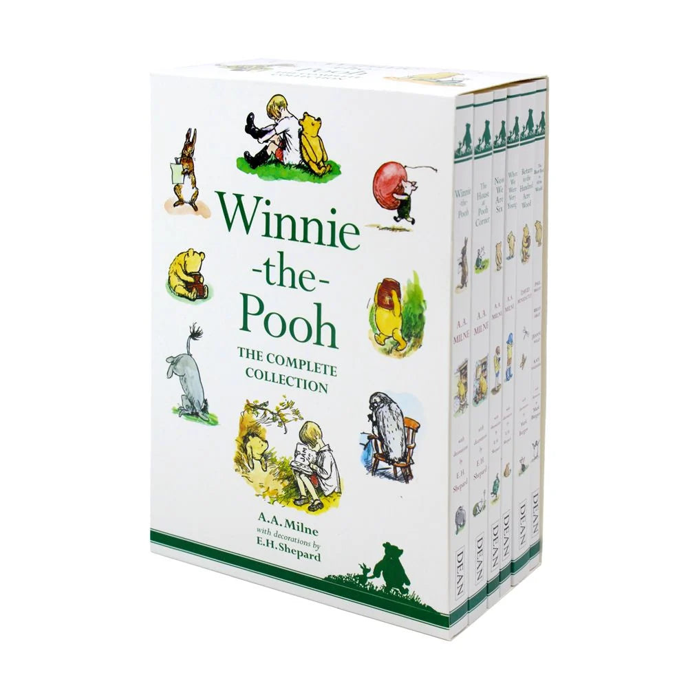 Winnie-the-Pooh – Complete Fiction Collection: 6 Book Box Set - By A. A. Milne - Children's Classics