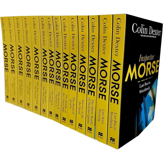 Inspector Morse Mysteries – 14 Book Collection: Last Bus to Woodstock, The Remorseful Day & More - By Colin Dexter - Papaerback