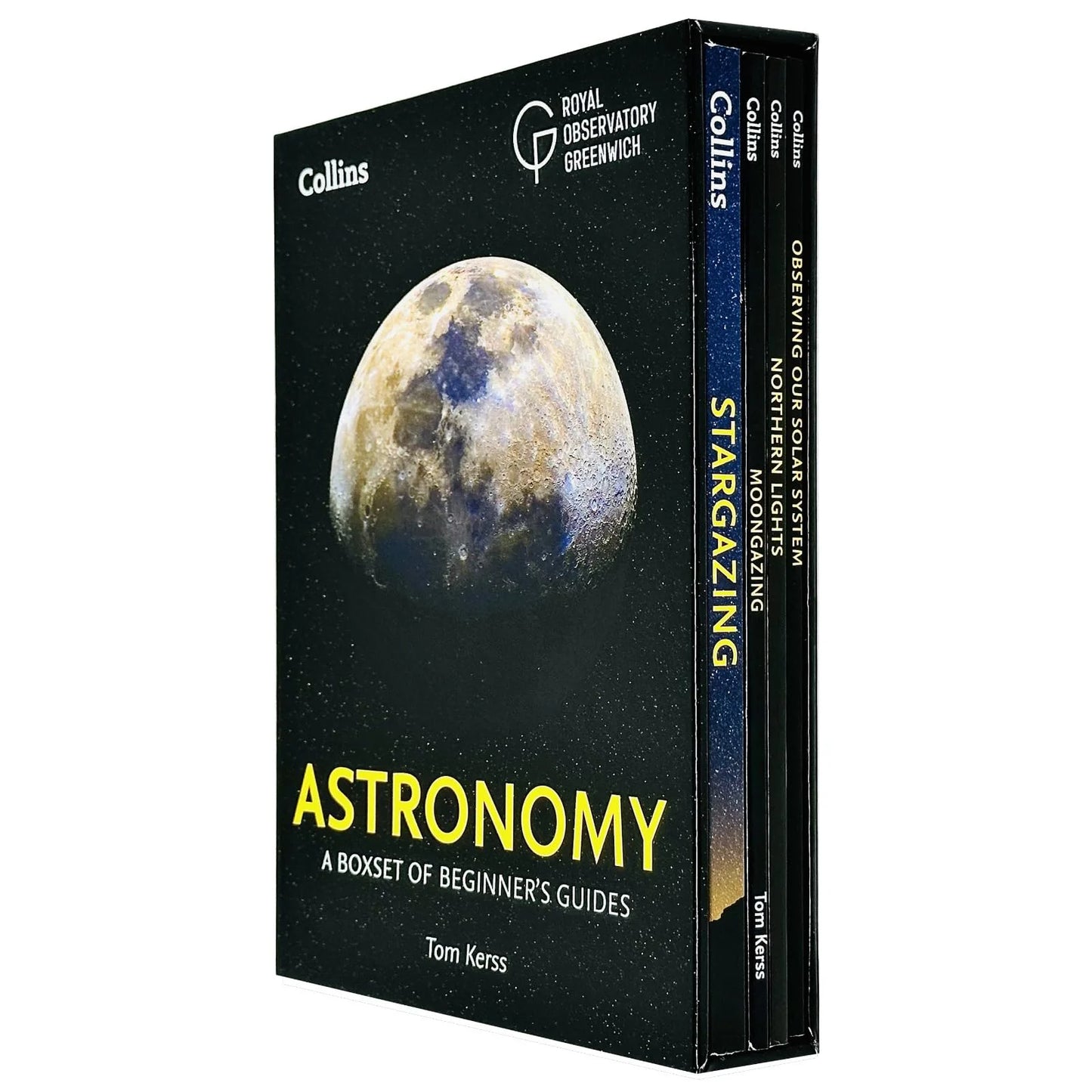 Beginner's Guides to Astronomy – 4 Book Collection Box Set: Stargazing, Moongazing, Northern Lights & Observing Our Solar System - Ages 12+