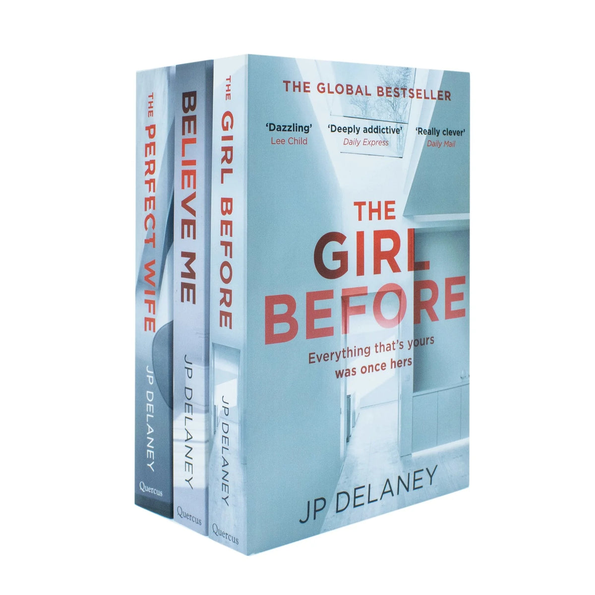 JP Delaney Collection – 3 Book Set: The Girl Before, Believe Me & The Perfect Wife - By JP Delaney - Paperback