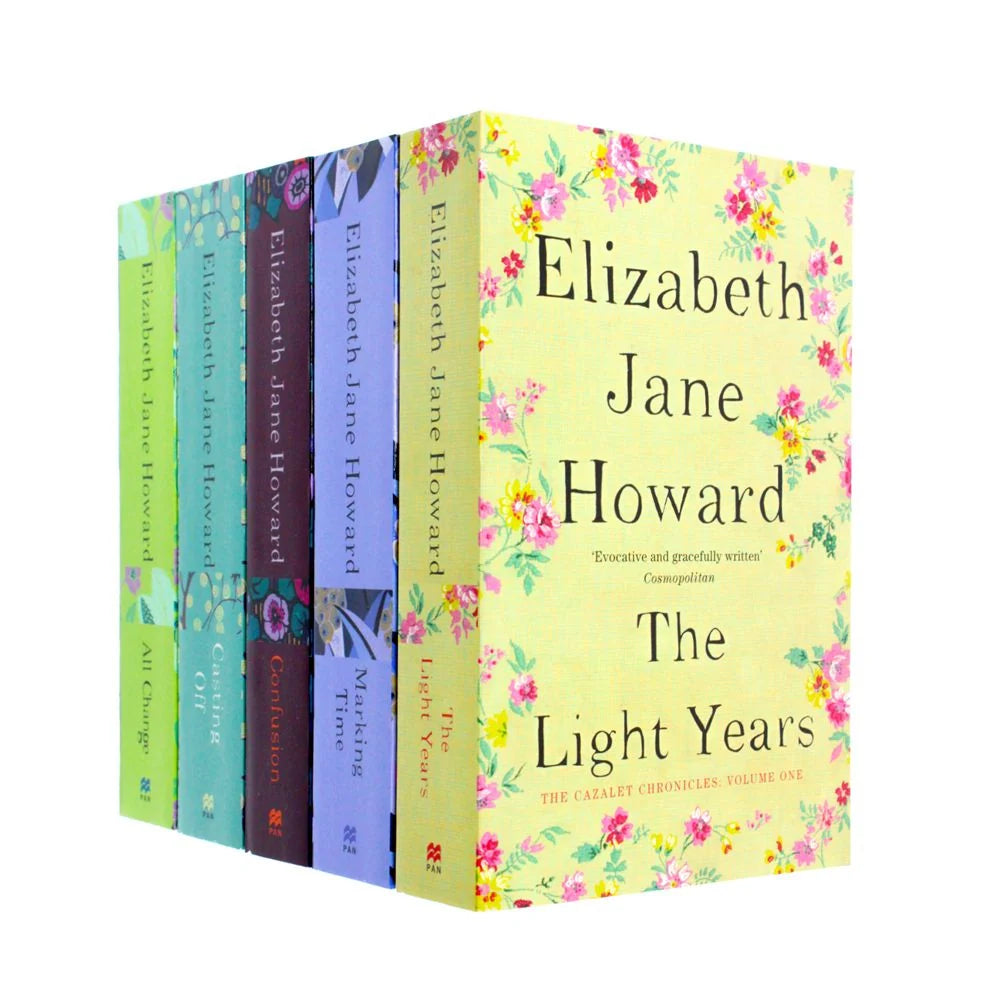 The Cazalet Chronicle – Complete 5 Book Collection Set: The Light Years, Marking Time, Confusion, Casting Off & All Change - By Elizabeth Jane Howard