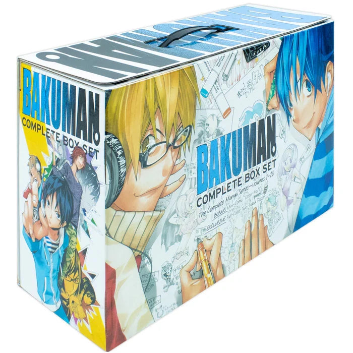 Bakuman. – Complete 20-Volume Manga Box Set: Volumes 1–20 + Otter No. 11 & Double-Sided Poster - By Tsugumi Ohba & Takeshi Obata - Paperback
