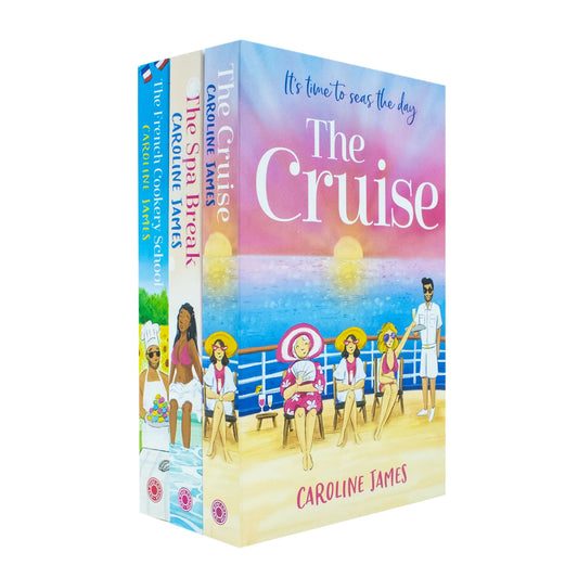 Caroline James Collection – 3 Book Set: The French Cookery School, The Cruise & The Spa Break - By Caroline James - Paperback
