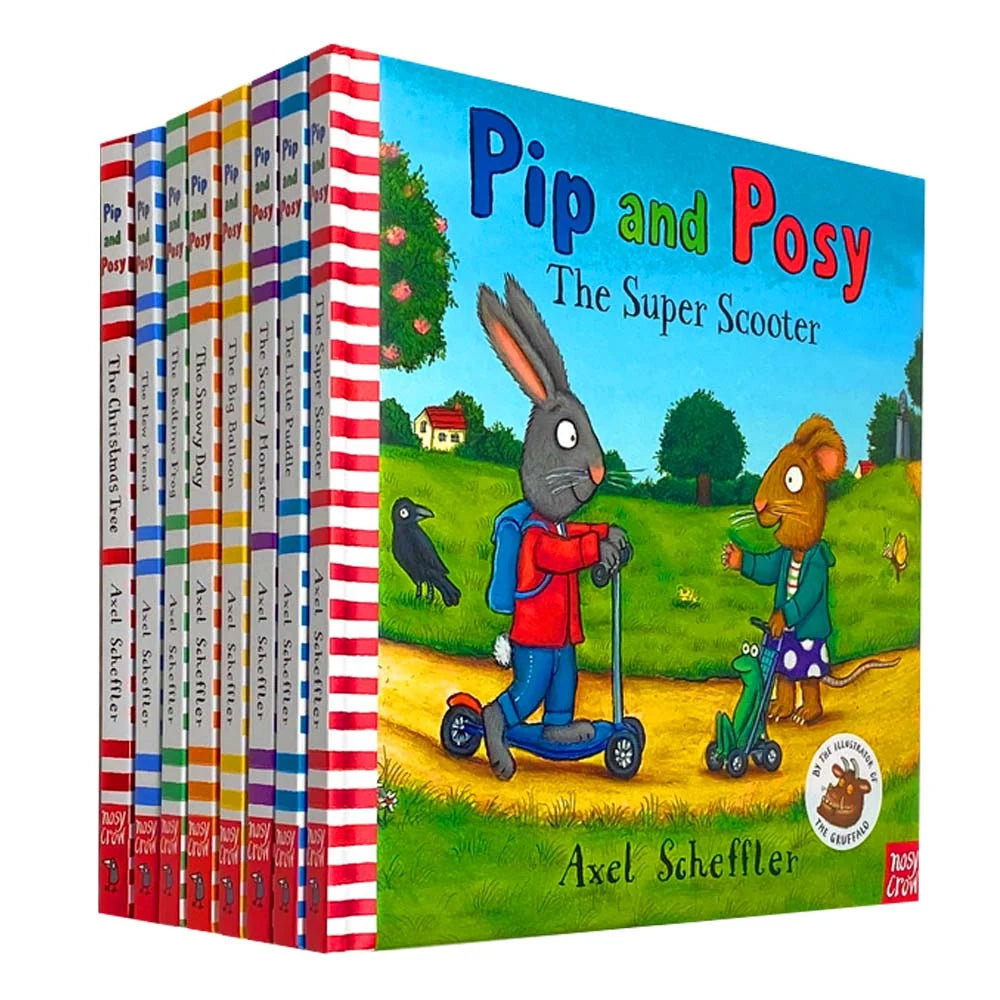Pip and Posy – 8 Book Collection Set - By Axel Scheffler - Illustrated Storybooks for Early Readers