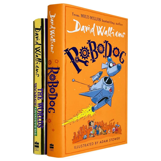 David Walliams Collection – 2 Book Set: The World's Worst Monsters & Robodog - By David Walliams - Hardback