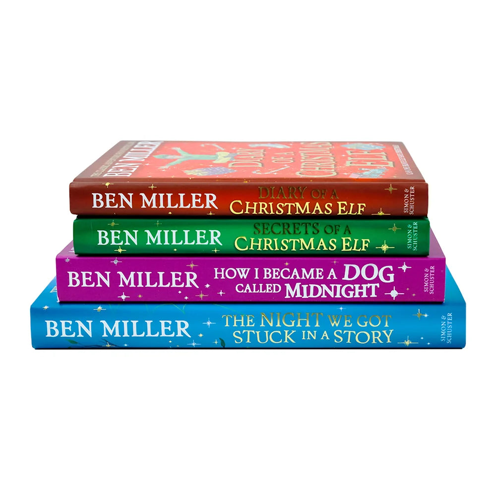 Ben Miller Christmas Adventure Series – 4 Book Collection Set: Diary of a Christmas Elf, Secrets of a Christmas Elf & More - By Ben Miller - Paperback