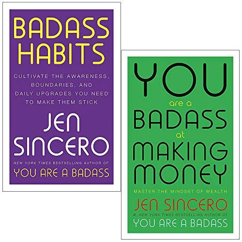 Jen Sincero 2 Book Collection – Badass Habits & You Are a Badass at Making Money - By Jen Sincero - Format to be Confirmed