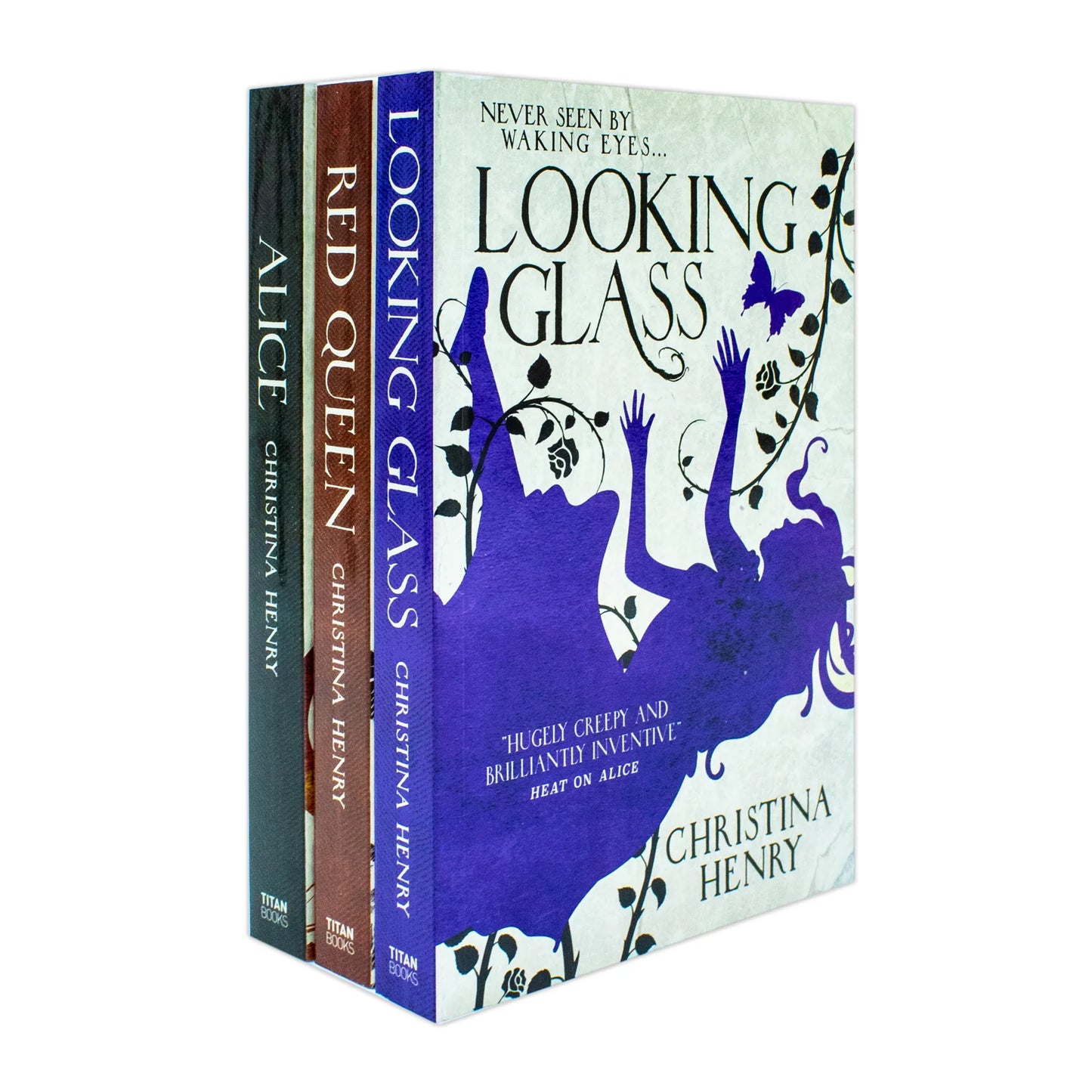 Chronicles of Alice – 3 Book Collection Box Set: Alice, Red Queen & Looking Glass - By Christina Henry - Paperback
