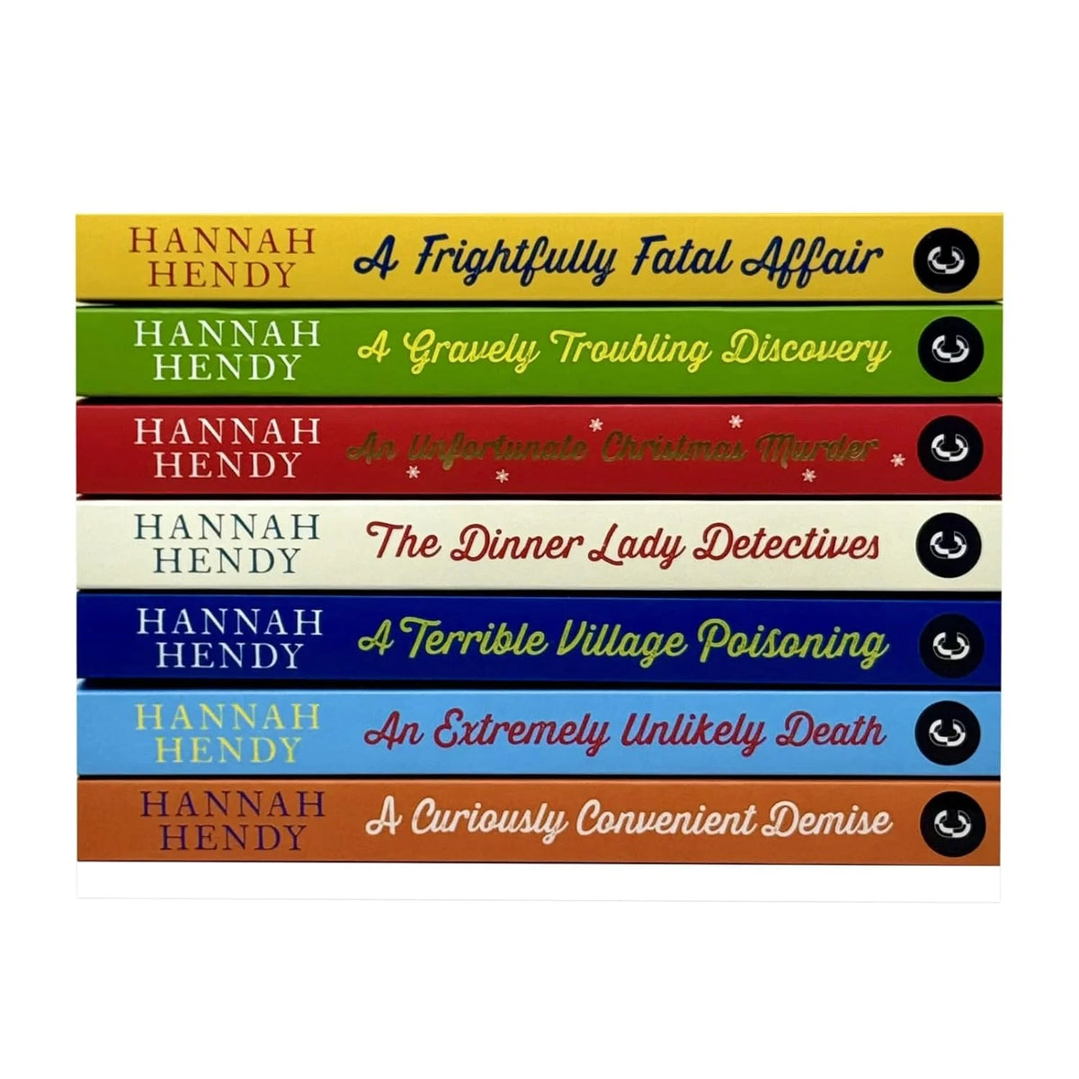 The Dinner Lady Detectives – Books 1–7 Collection: The Dinner Lady Detectives, An Unfortunate Christmas Murder, A Terrible Village Poisoning & More - By Hannah Hendy - Paperback