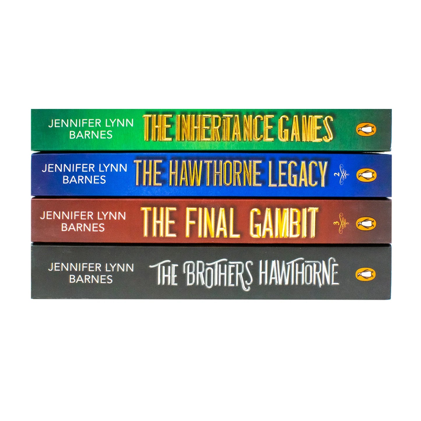 The Inheritance Games Series – 4 Book Collection Set: The Inheritance Games, The Hawthorne Legacy, The Final Gambit & The Brothers Hawthorne - By Jennifer Lynn Barnes