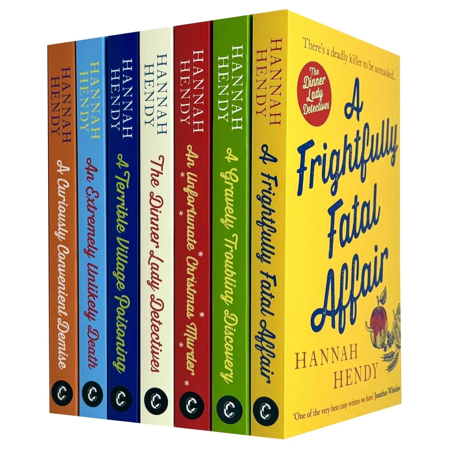 The Dinner Lady Detectives – Books 1–7 Collection: The Dinner Lady Detectives, An Unfortunate Christmas Murder, A Terrible Village Poisoning & More - By Hannah Hendy - Paperback