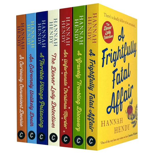 The Dinner Lady Detectives – Books 1–7 Collection: The Dinner Lady Detectives, An Unfortunate Christmas Murder, A Terrible Village Poisoning & More - By Hannah Hendy - Paperback