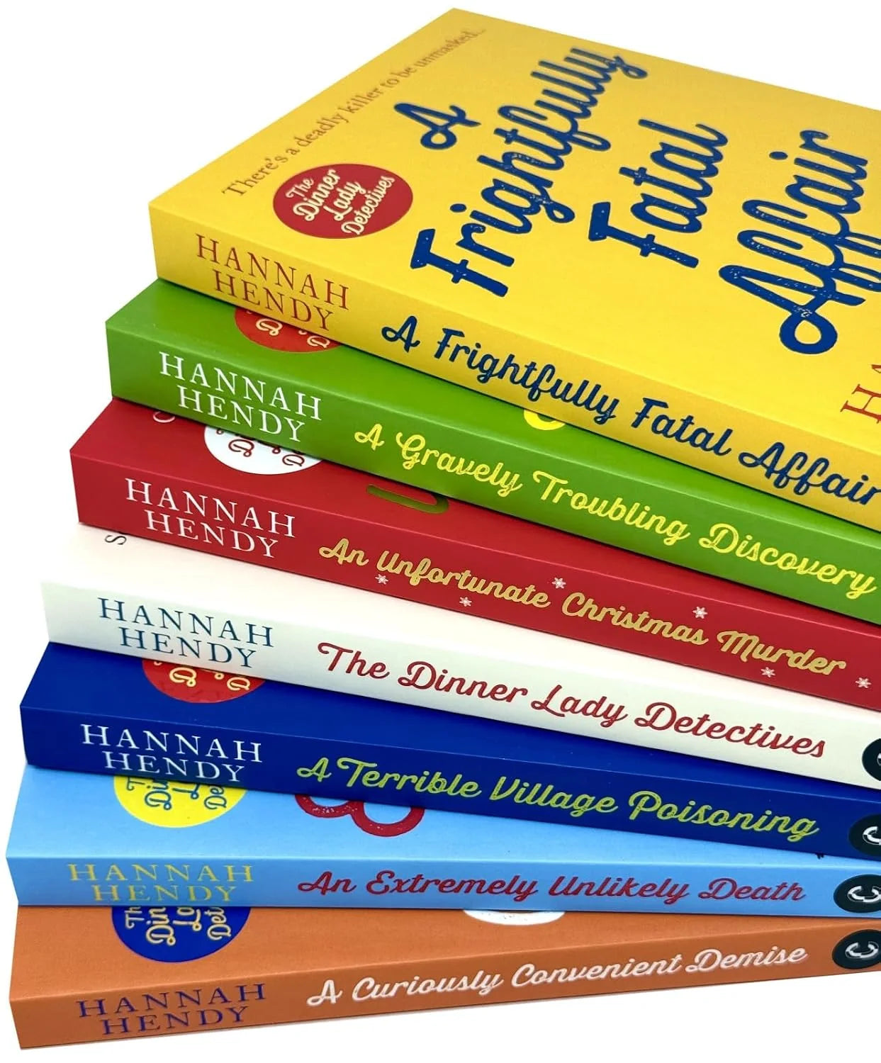 The Dinner Lady Detectives – Books 1–7 Collection: The Dinner Lady Detectives, An Unfortunate Christmas Murder, A Terrible Village Poisoning & More - By Hannah Hendy - Paperback