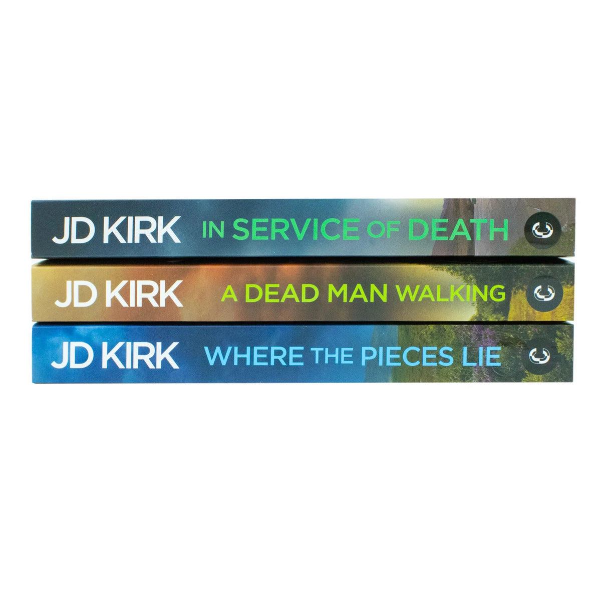 DCI Logan Crime Thrillers – 3 Book Set: In Service of Death, A Dead Man Walking & Where the Pieces Lie - By JD Kirk - Paperback