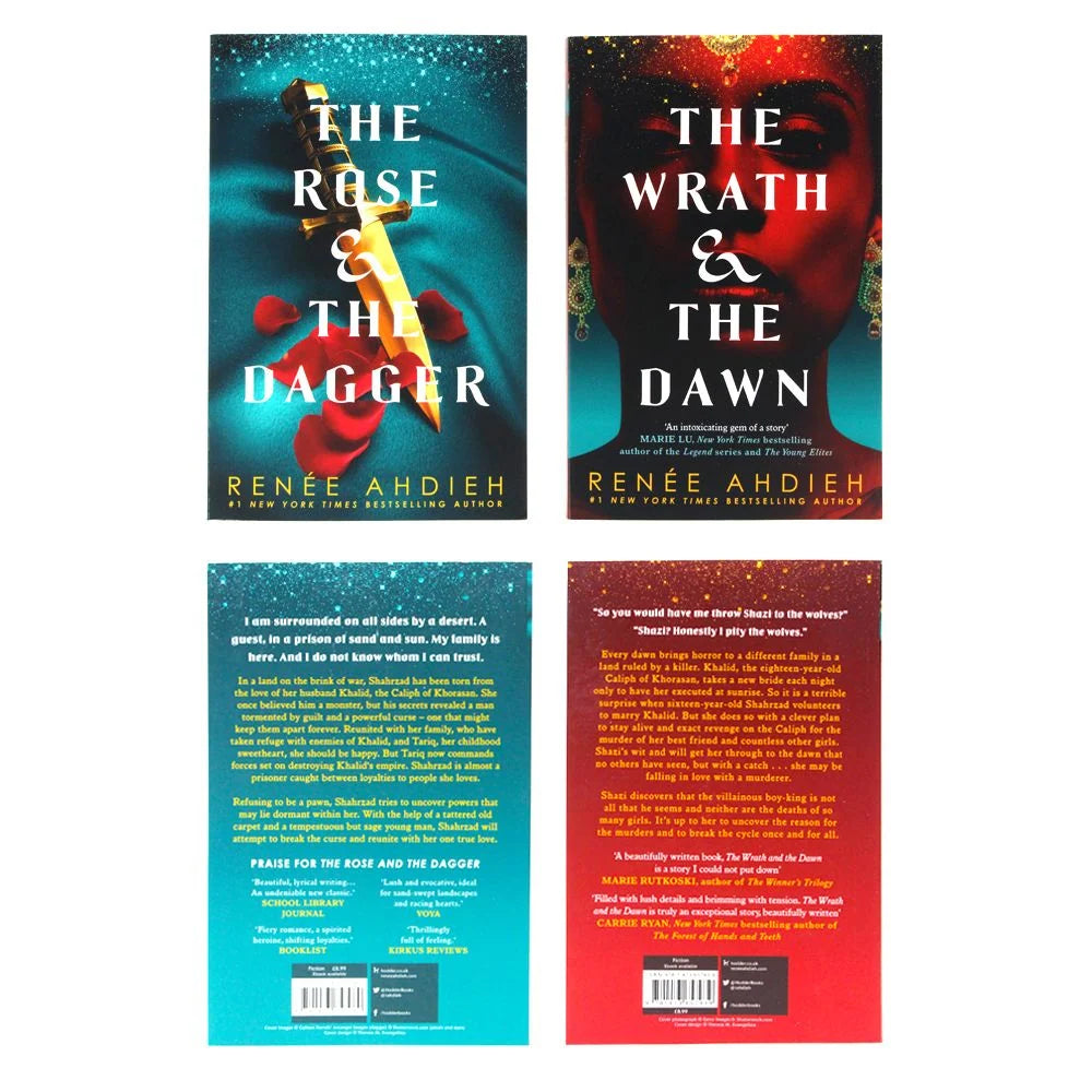 The Wrath and the Dawn Duology – 2 Book Collection Set: The Wrath and the Dawn & The Rose and the Dagger - By Renée Ahdieh - Young Adult Fantasy Romance - Paperback