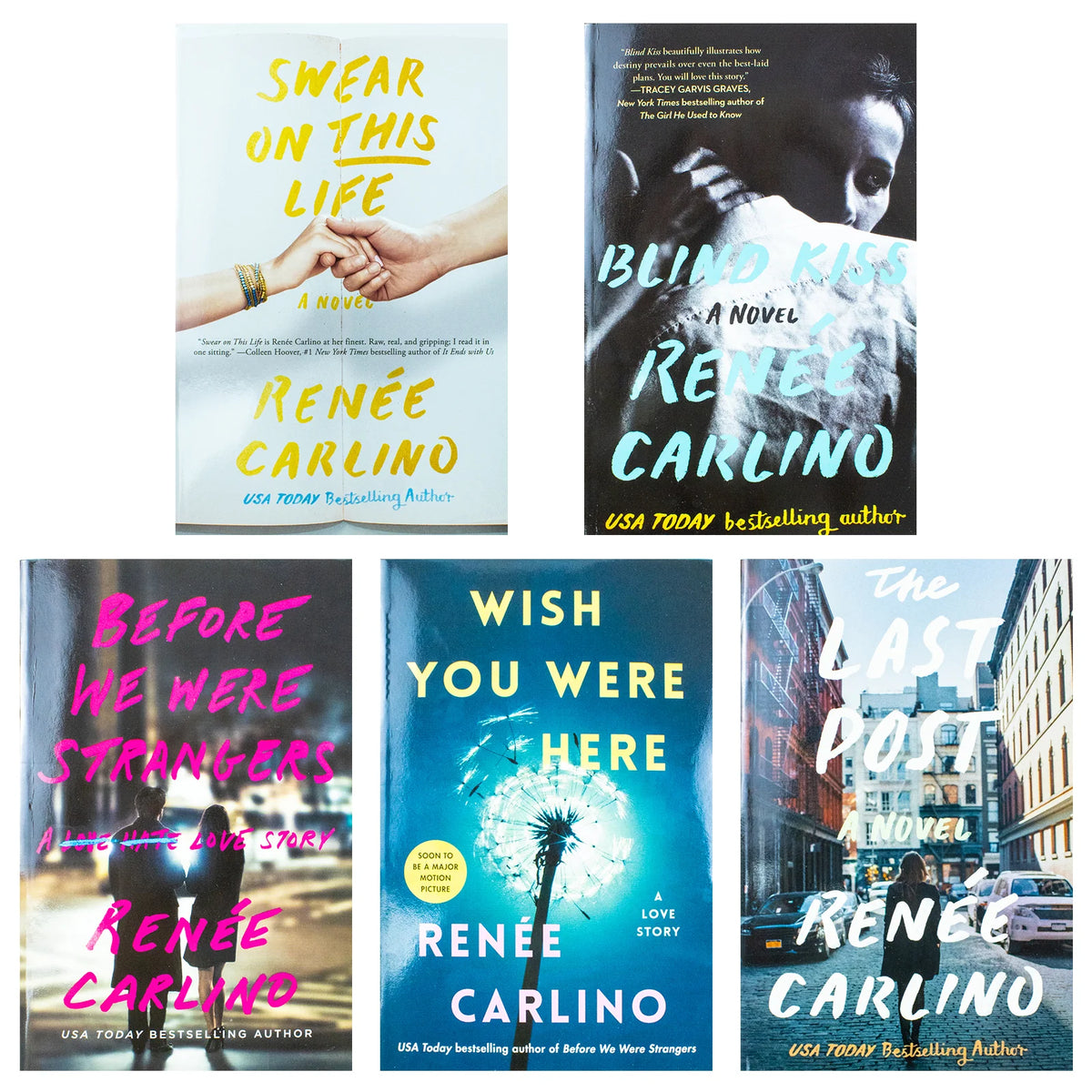 Renée Carlino Collection – 5 Book Set: The Last Post, Before We Were Strangers, Swear on This Life & More - By Renée Carlino - Paperback