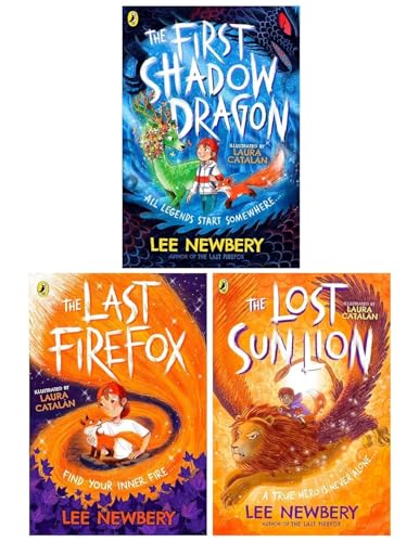 The Last Firefox Series – 3 Book Collection Set: The Last Firefox, The First Shadowdragon & The Lost Sun Lion - By Lee Newbery