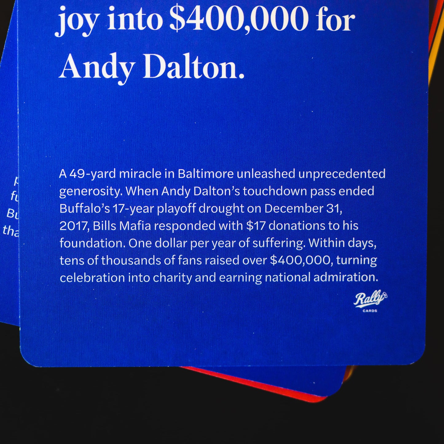 Buffalo Football RallyCards