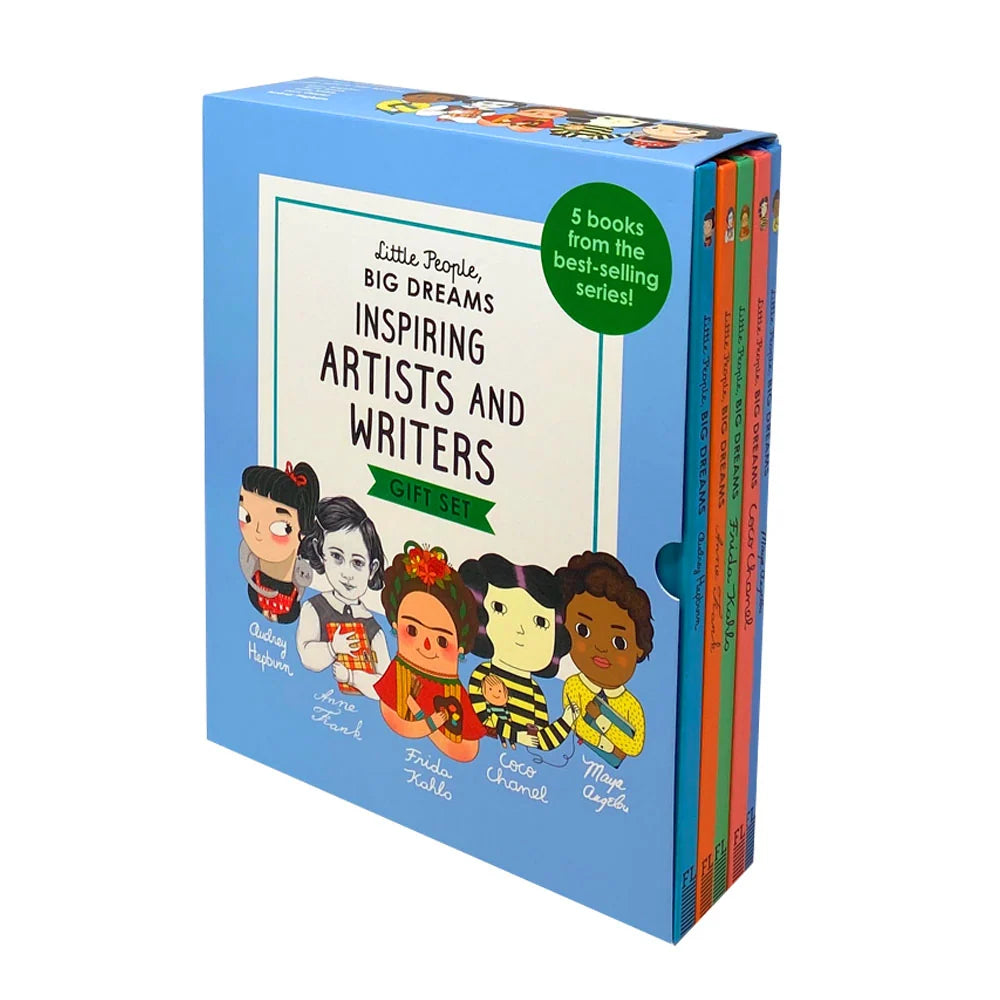 Little People, BIG DREAMS – Inspiring Artists & Writers 5 Book Collection Box Set: Illustrated Children's Biographies - Hardcover