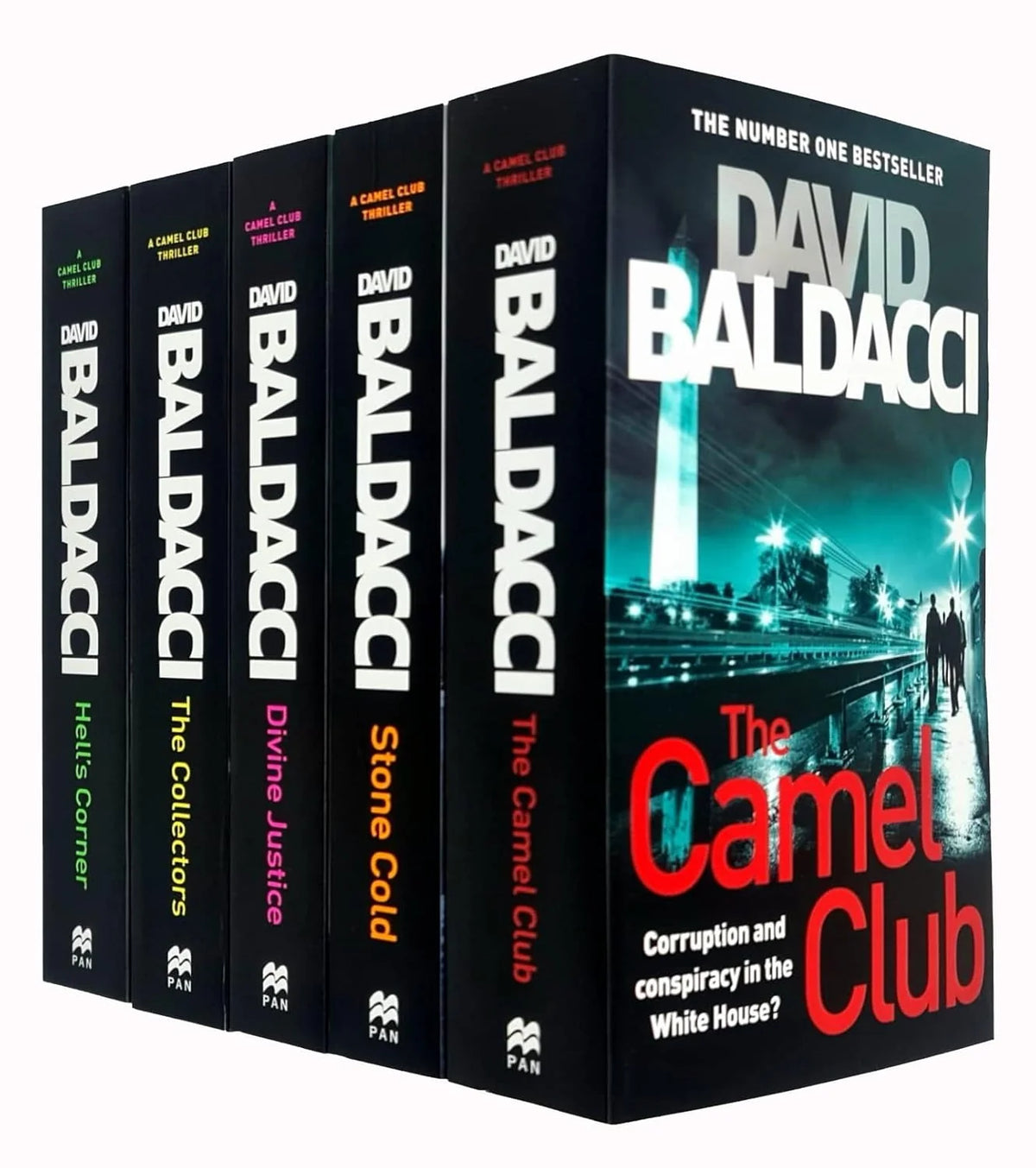 Camel Club Series – Complete 5 Book Set: The Camel Club, The Collectors, Stone Cold & More - By David Baldacci - Paperback