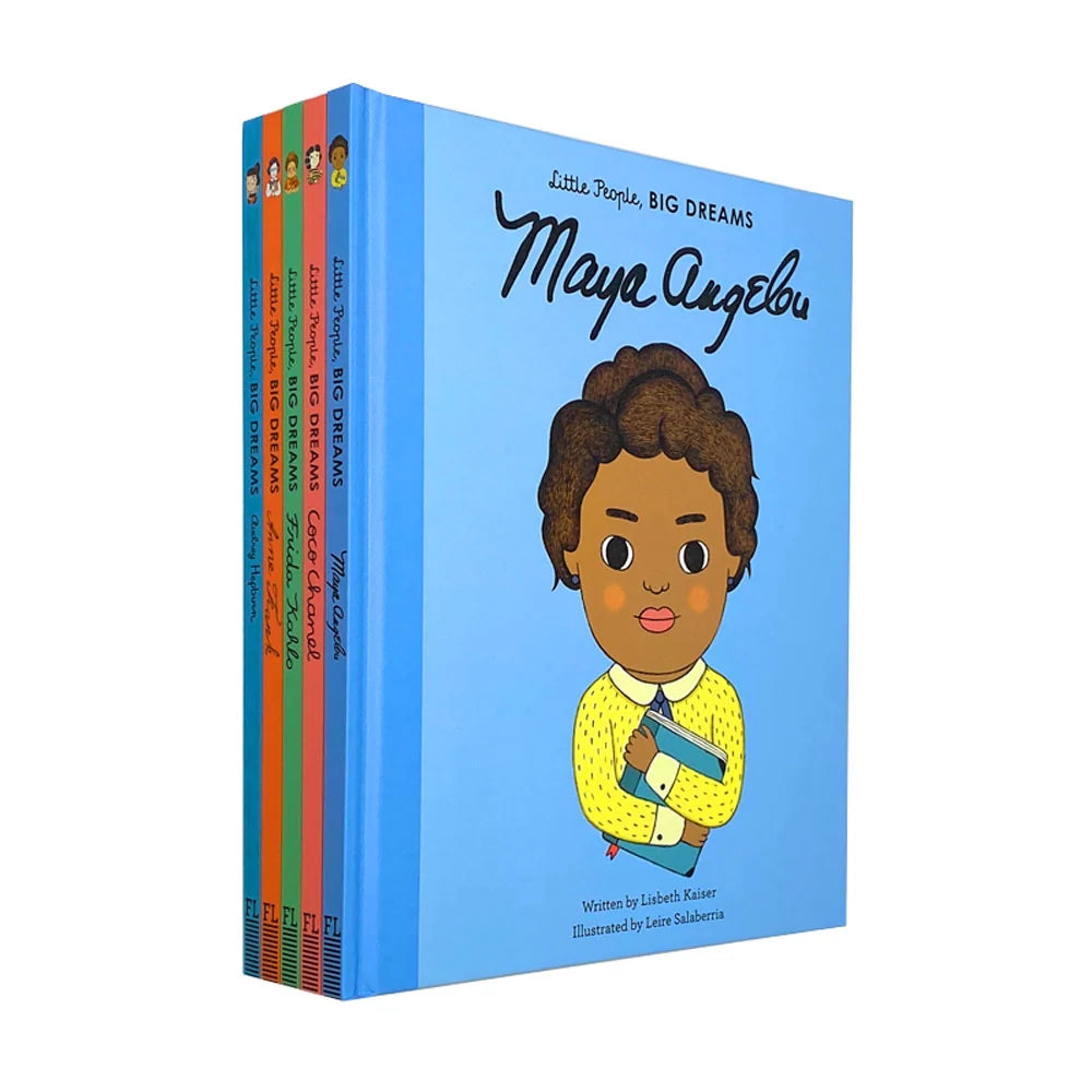 Little People, BIG DREAMS – Inspiring Artists & Writers 5 Book Collection Box Set: Illustrated Children's Biographies - Hardcover