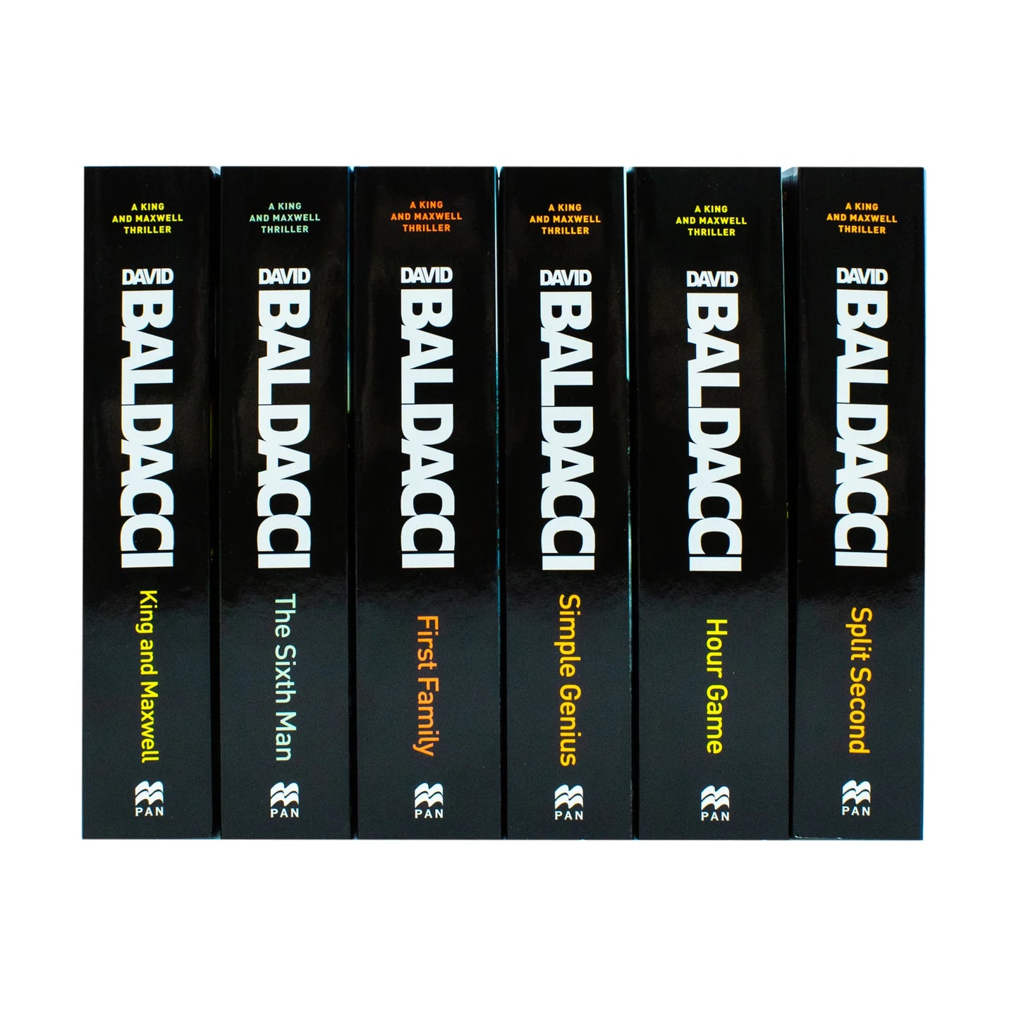 King & Maxwell Series – Complete 6 Book Set: Split Second, Hour Game, Simple Genius & More - By David Baldacci - Paperback