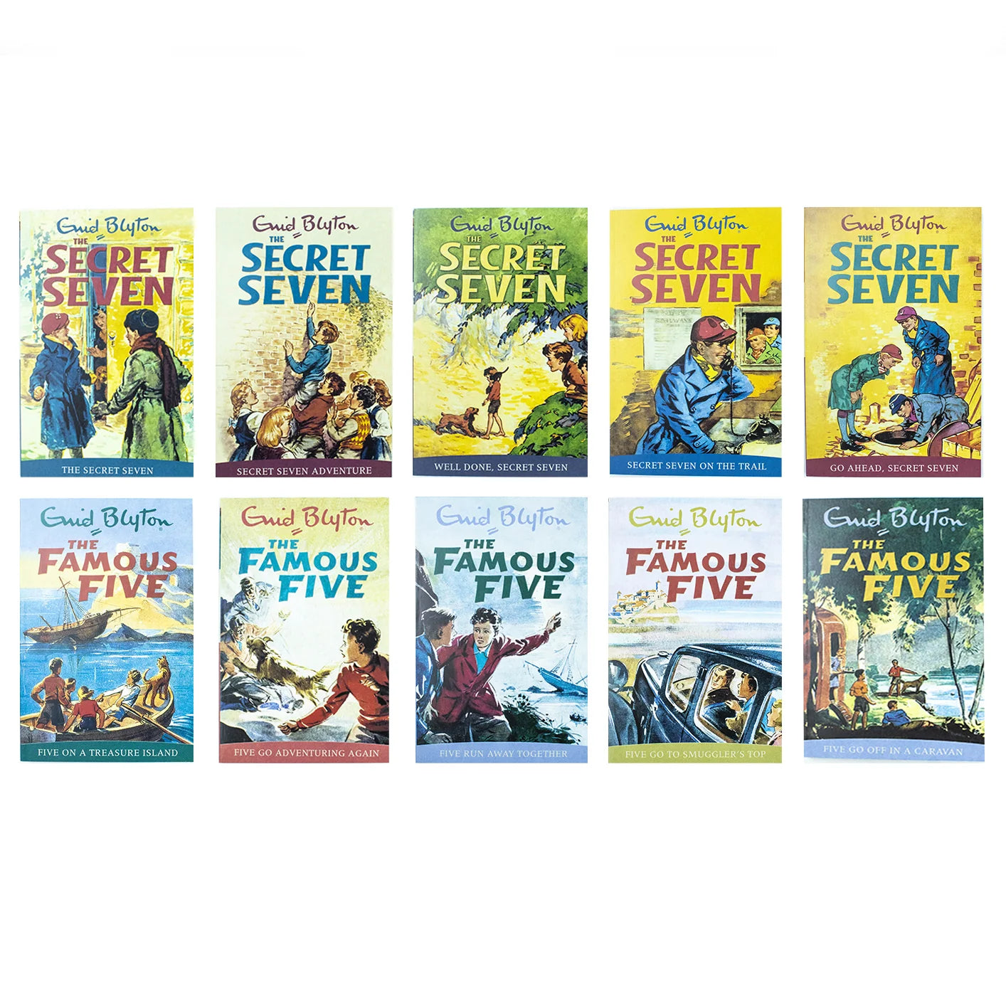 The Best of Enid Blyton – 10 Book Collection Set: Famous Five & Secret Seven Adventures - Paperback