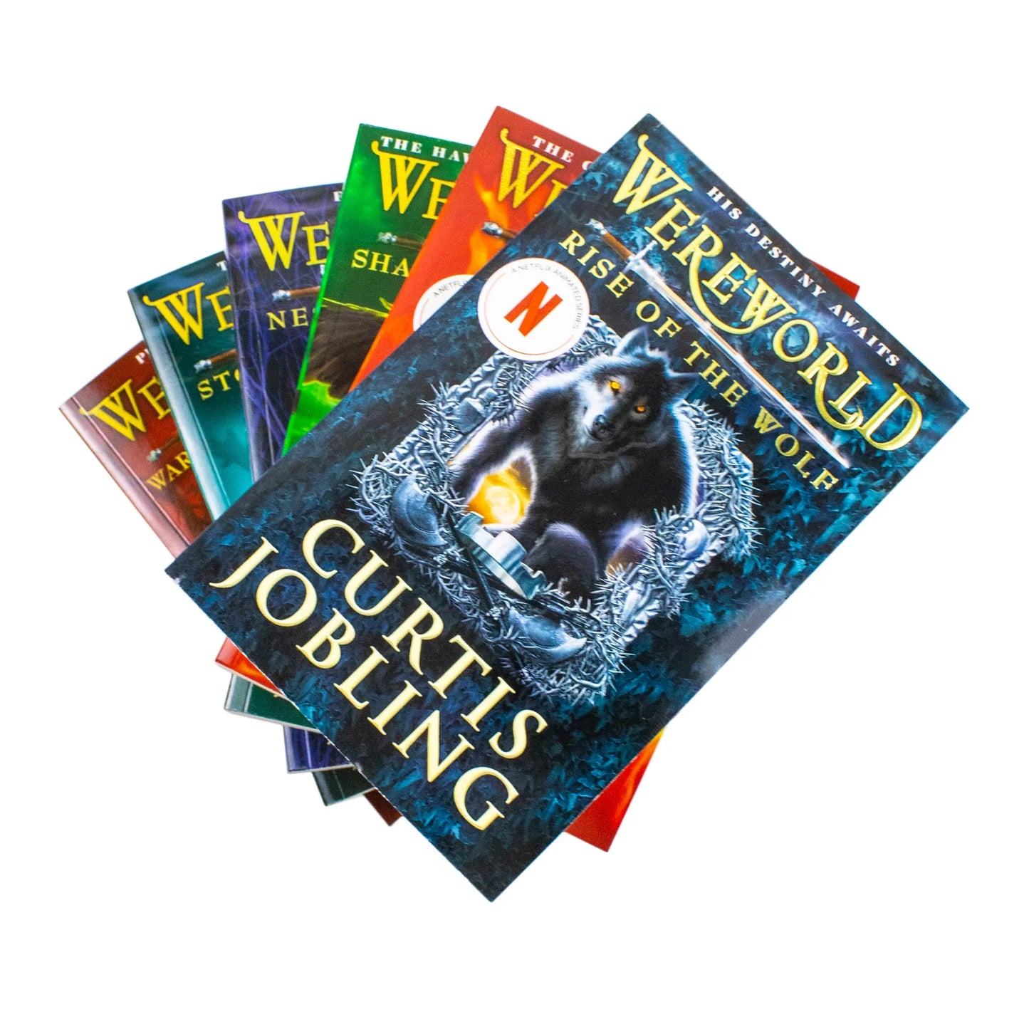 Wereworld – 6 Book Collection Set, Books 1–6: Rise of the Wolf, Rage of Lions & More - By Curtis Jobling