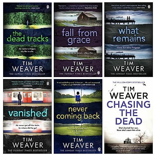 David Raker Missing Persons Series – 6 Book Set: Chasing the Dead, The Dead Tracks, Vanished & More - By Tim Weaver - Paperback