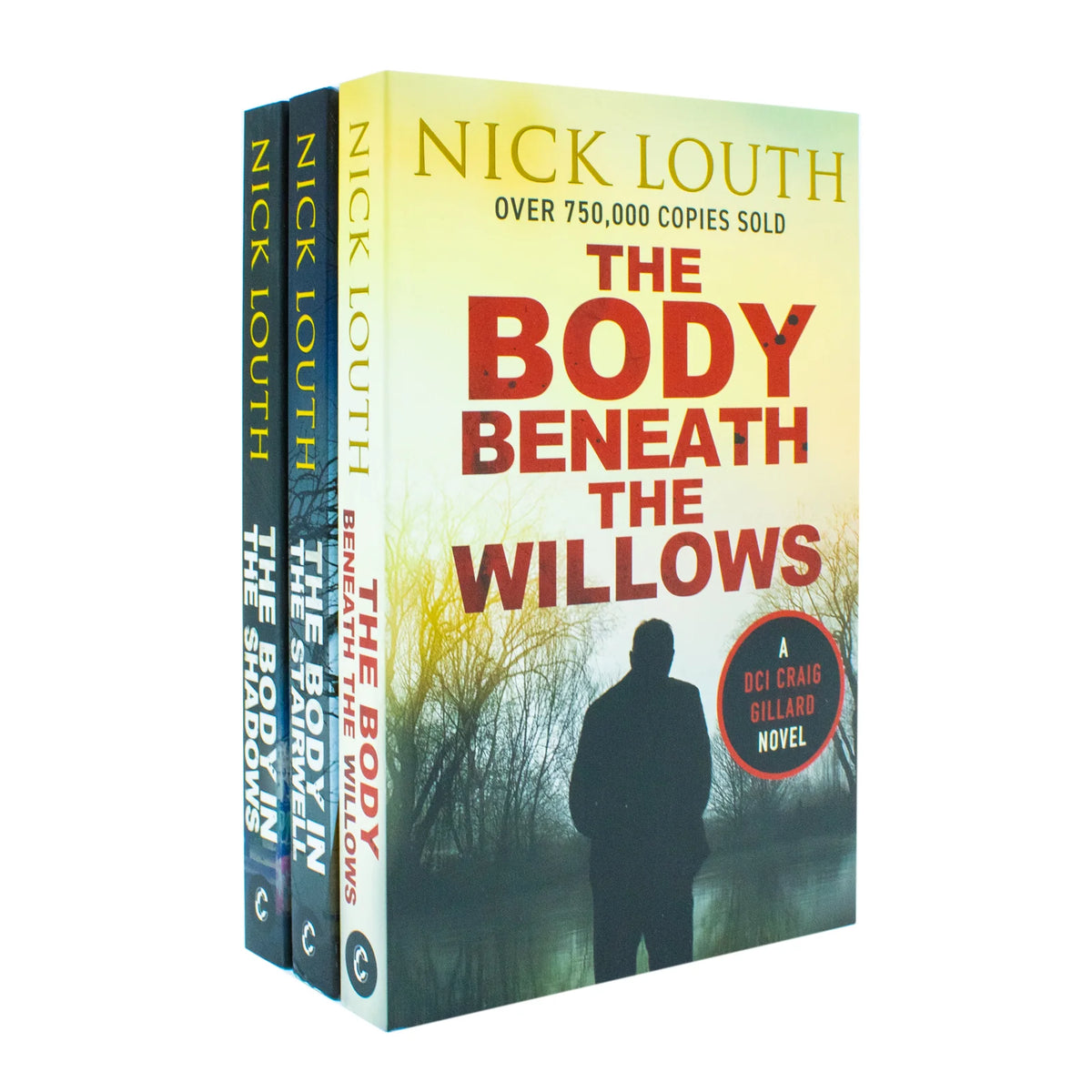 DCI Craig Gillard Crime Thrillers – Books 9–11: The Body Beneath the Willows, The Body in the Stairwell & The Body in the Shadows - By Nick Louth - Paperback
