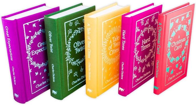 Charles Dickens – Deluxe 5 Book Box Set: A Christmas Carol & Classic Victorian Literature - Hardback
