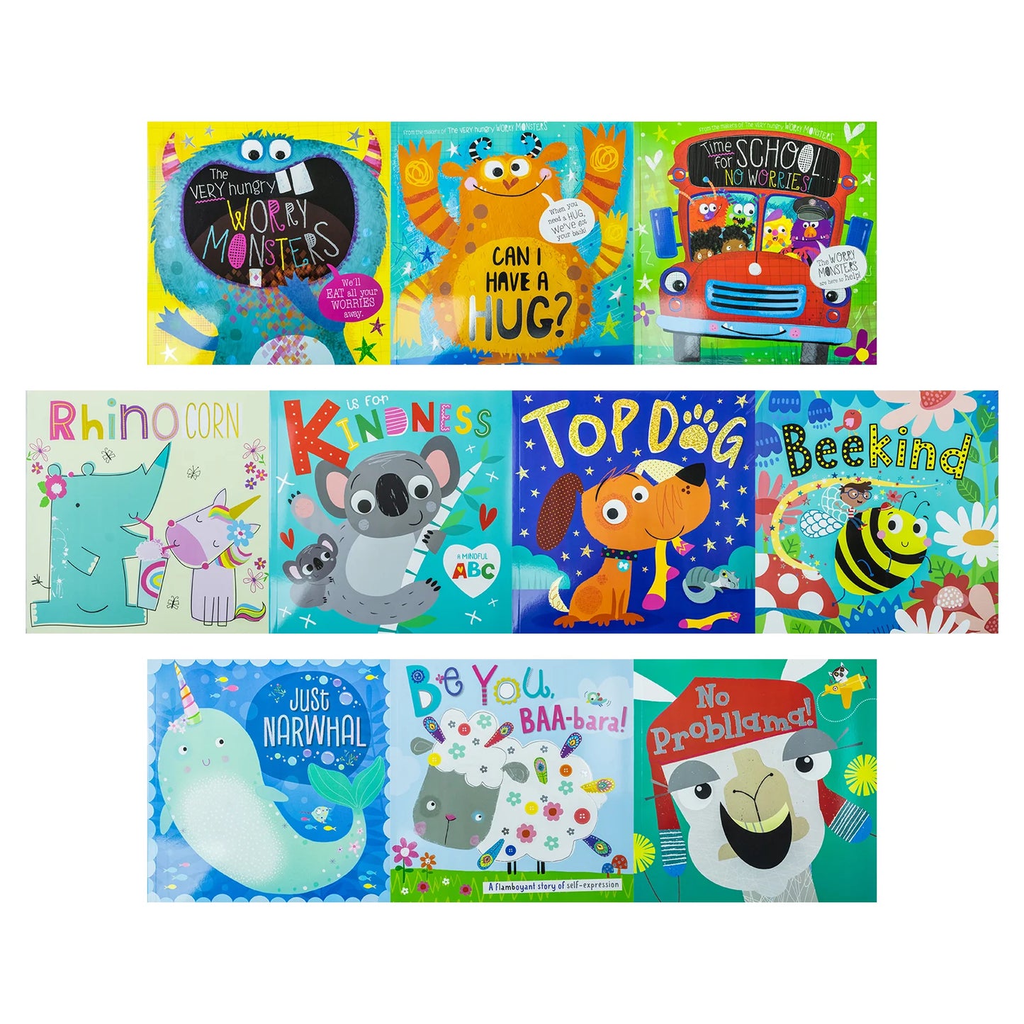 The Very Hungry Worry Monster – Behaviour & Emotions Library 10 Book Collection Set: Children's Picture Books for Feelings & Emotional Learning - Paperback