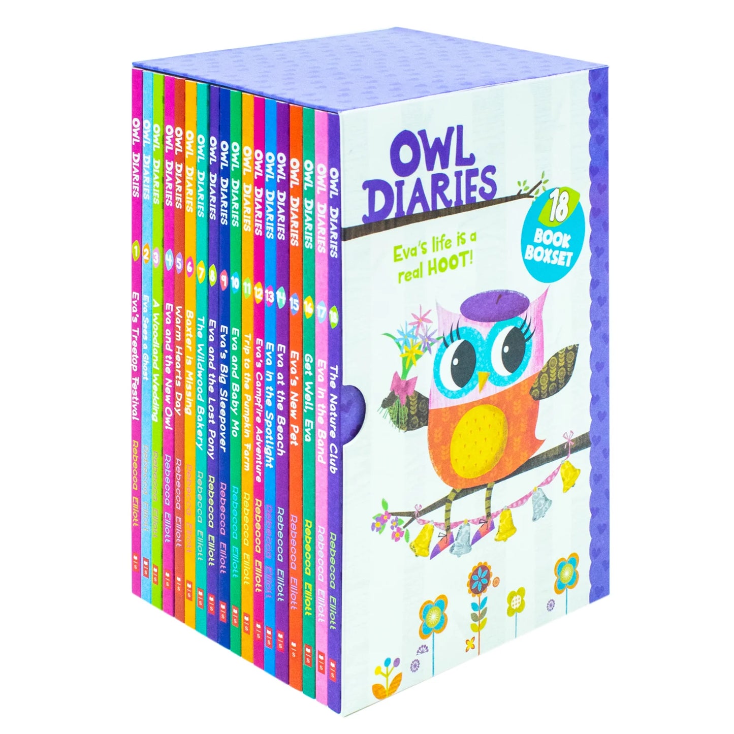 Owl Diaries – 18 Book Collection Set: Complete Series 1–18 - By Rebecca Elliott - Early Reader Adventure & Diary Stories for Children