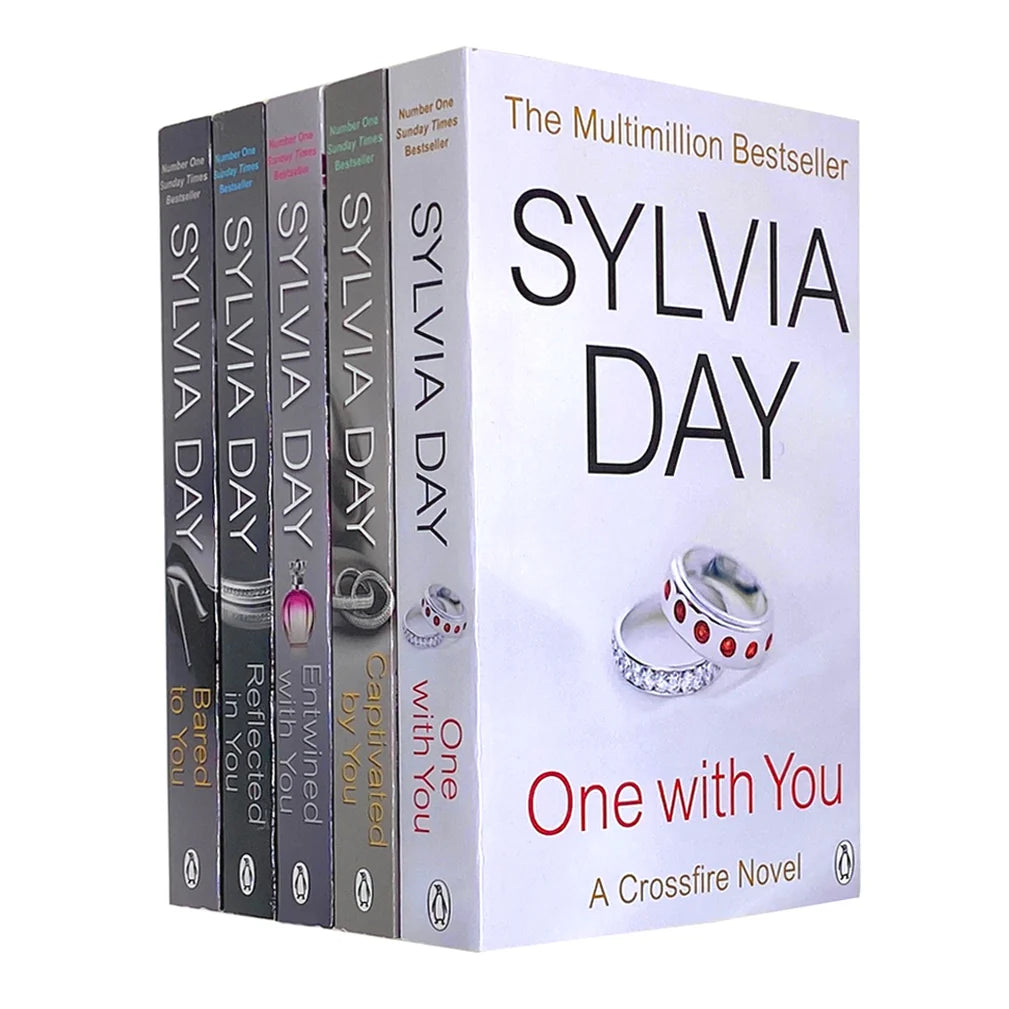 Crossfire – 5 Book Collection Set: Bared to You, One with You & More - By Sylvia Day