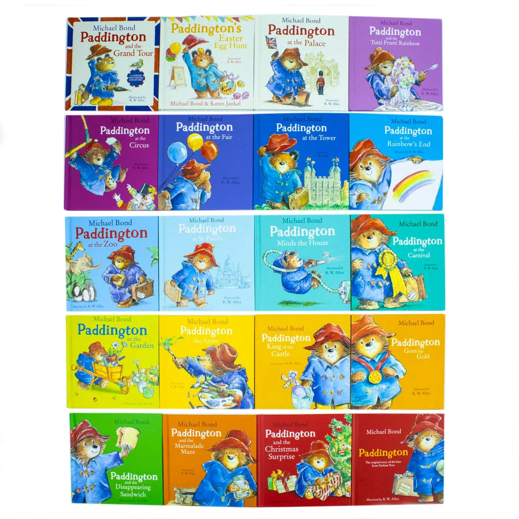 Paddington Classic Story Collection – 20 Book Box Set: Beloved Children's Stories Including Paddington at the Zoo, Marmalade Maze & More - By Michael Bond