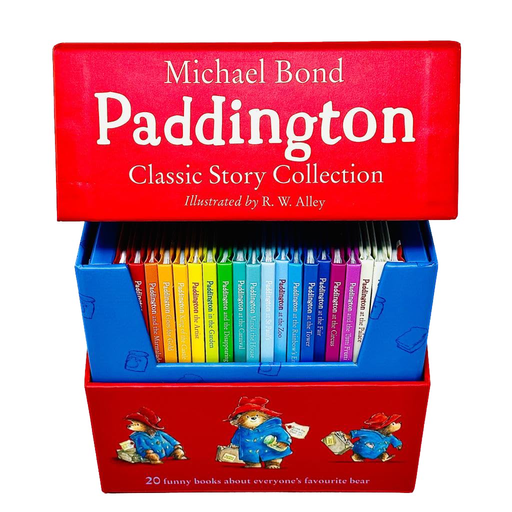 Paddington Classic Story Collection – 20 Book Box Set: Beloved Children's Stories Including Paddington at the Zoo, Marmalade Maze & More - By Michael Bond