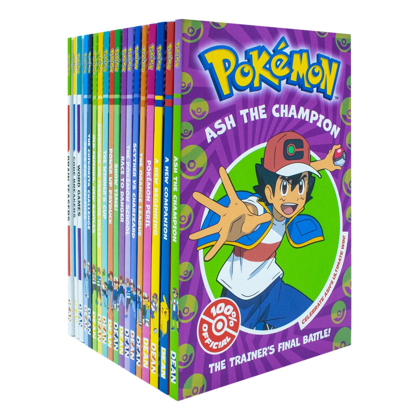Pokémon Mega Collection – 18 Book Box Set: Pokémon Adventures & Stories for Young Readers - Ages 8+