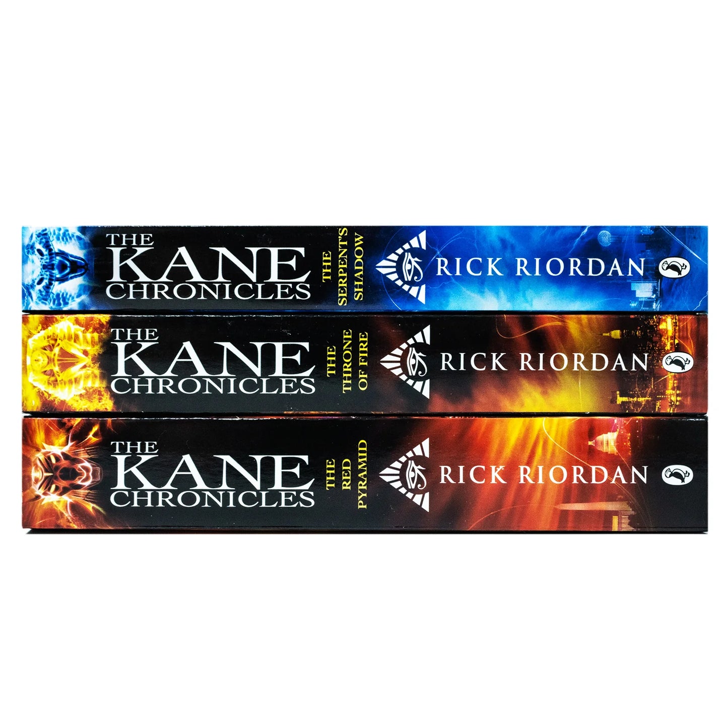 The Kane Chronicles – Complete 3 Book Collection Set: The Red Pyramid, The Throne of Fire & The Serpent's Shadow - By Rick Riordan - Paperback