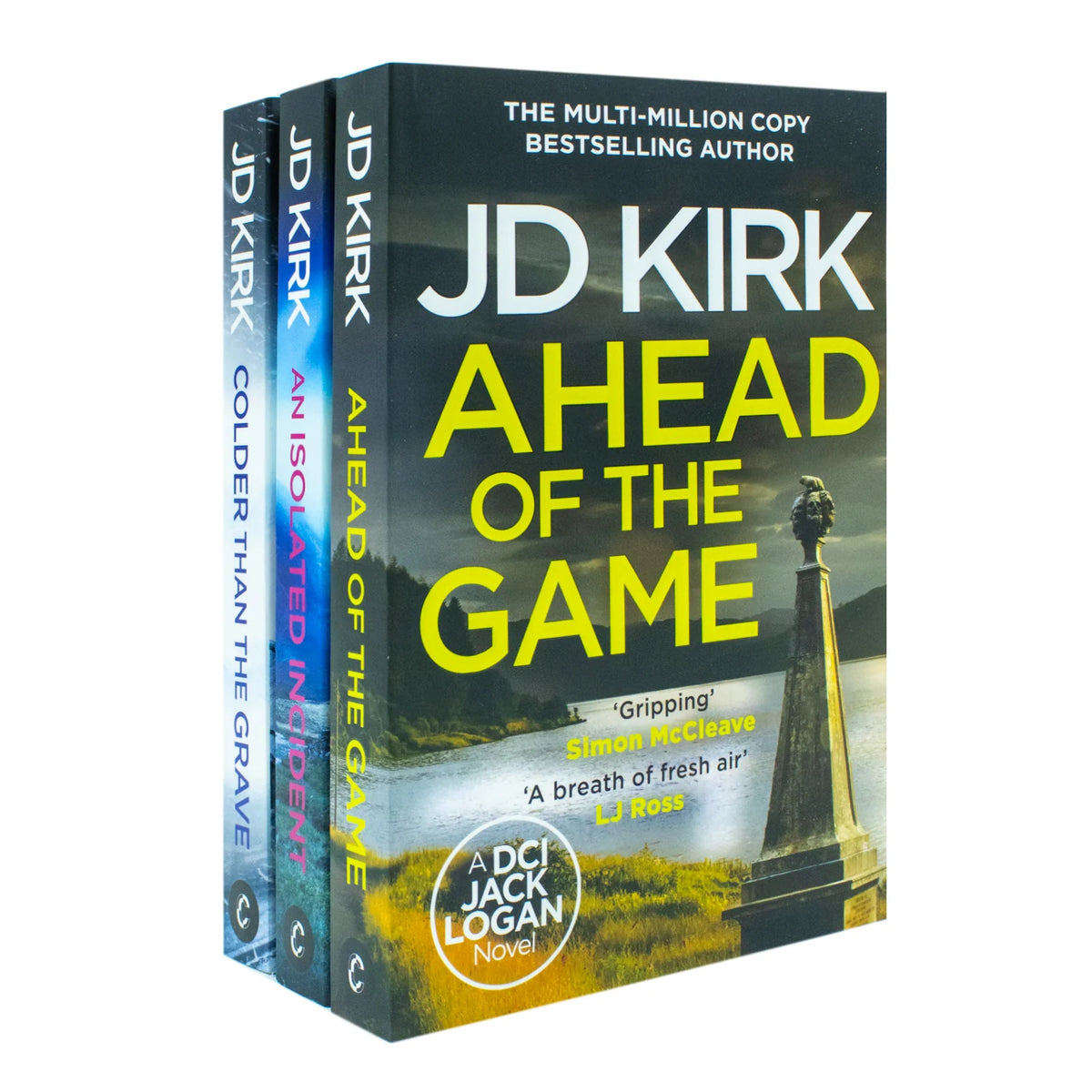 DCI Logan Crime Thrillers – Books 10–12: Ahead of the Game, An Isolated Incident & Colder Than the Grave - By JD Kirk - Paperback