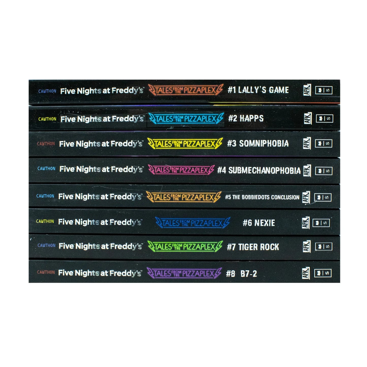 Five Nights at Freddy's: Tales from the Pizzaplex – 8 Book Collection Set - By Scott Cawthon