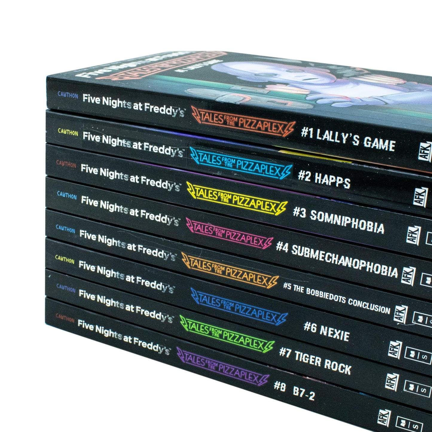 Five Nights at Freddy's: Tales from the Pizzaplex – 8 Book Collection Set - By Scott Cawthon