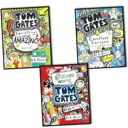 Liz Pichon Tom Gates 3 Books Collection Pack Set [Paperback] [Jan 01, 2012] Liz